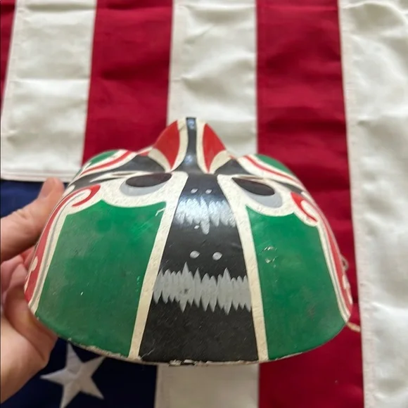 Green & red Chinese opera mask - Picture 6 of 15